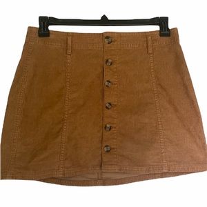 American Eagle High-Rise Corduroy Skirt Size 6